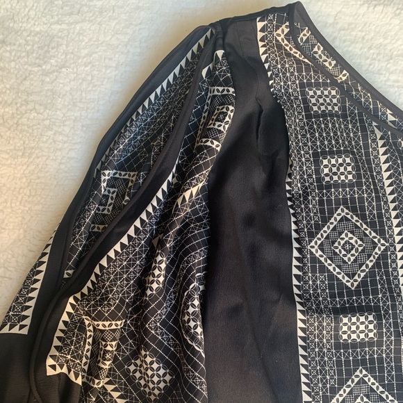 BCBG One Shouldered Patterned Top - Picture 2 of 8